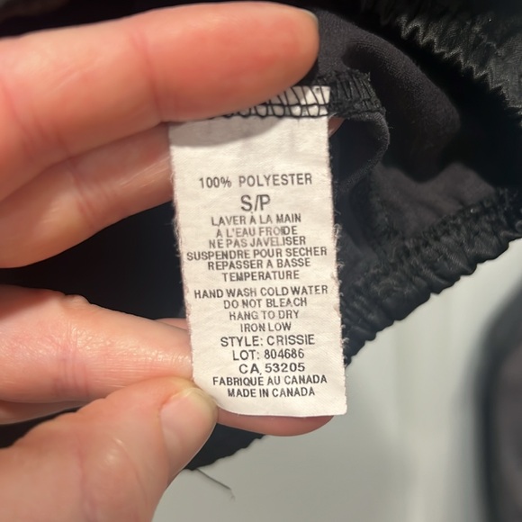 Frankie & Missy, Black Satin Sleeveless Top (S) - Picture 5 of 7